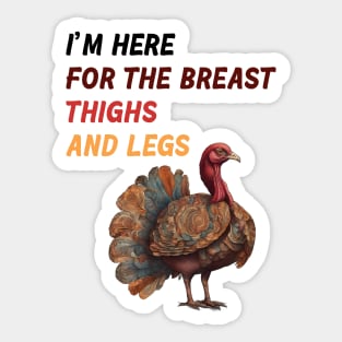 Thanksgiving Turkey in Retro Colors Sticker